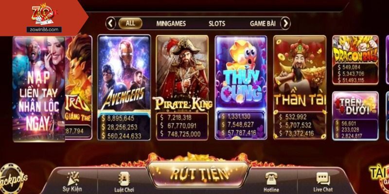 Giới thiệu zowin về các sản phẩm game hot nhất